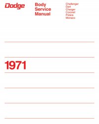1971 Dodge Body Service Manual