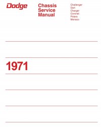 1971 Dodge Chassis Service Manual