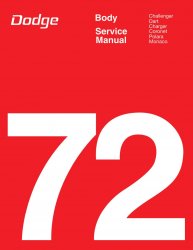 1972 Dodge Body Service Manual