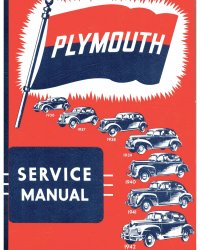 1936-1942 Plymouth Service Manual