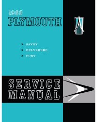 1960 Plymouth Service Manual