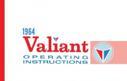 1964 Plymouth Valiant Instruktionsbok