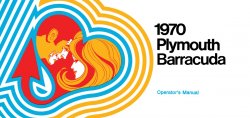1970 Plymouth Barracuda Instruktionsbok