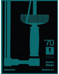 1970 Pontiac Service Manual