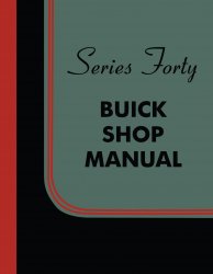 1934 Buick Series 40 Shop Manual