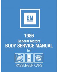1986 General Motors Body Service Manual