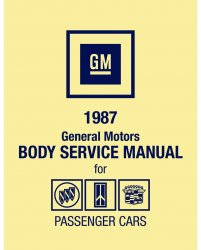 1987 General Motors Body Service Manual