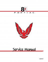 1989 Pontiac Firebird Service Manual