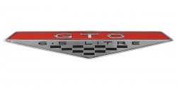 Emblem framskärm Pontiac GTO 1964-68