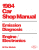1984 Ford Lincoln Mercury Car Engine / Electronics / Emissions Diagnosis Shop Manual