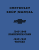 1942-1948 Chevrolet Cars, 1942-1946 Trucks Shop Manual