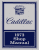 1973 Cadillac Shop Manual