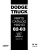 1982 - 1983 Dodge / Plymouth LD Truck & Van Parts Catalog