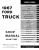 1967 Ford Truck Shop Manual