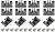 Clips pinchweld list, bakre kromlist GM 1967-72 Cab