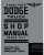 1938-1939 Dodge Truck Shop Manual - Series R & T