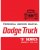 1964 Dodge Truck 100-600 Service Manual