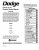 1971 Dodge Chassis Service Manual