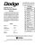 1972 Dodge Body Service Manual