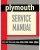 1946-1954 Plymouth Service Manual