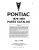 1976-1981 Pontiac Chassis and Body Parts and Illustrations Catalogs