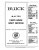 1940-1973 Buick Master Body and Chassis Parts Book