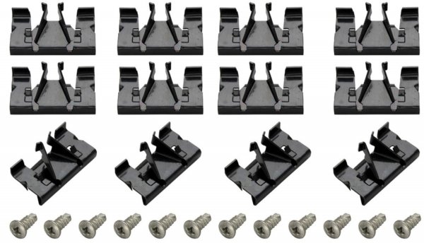 Clips bakre kromlist vid Cab GM 1967-72