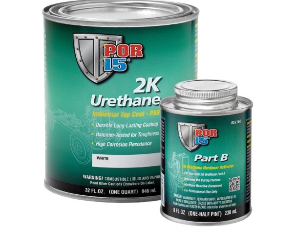 POR15 2K klarlack 946ml + härdare