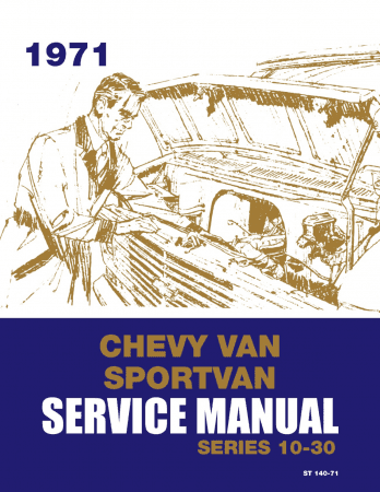 1971 Chevrolet Van Sportvan Service Manual