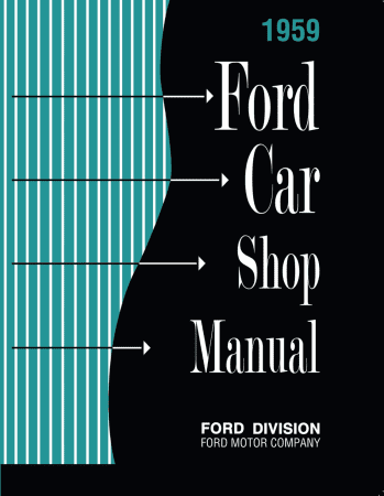 1959 Ford Car Shop Manual