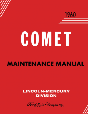 1960 Mercury Comet Maintenance Manual