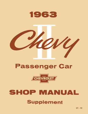 1963 Chevy II Shop Manual Supplement