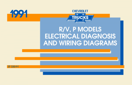 1990 Chevrolet & GMC R/V, P Truck Wiring Diagrams Manual - 11x17 inch COMB Bound