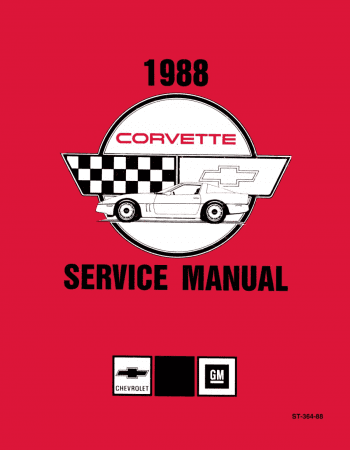 1988 Chevrolet Corvette Service Manual