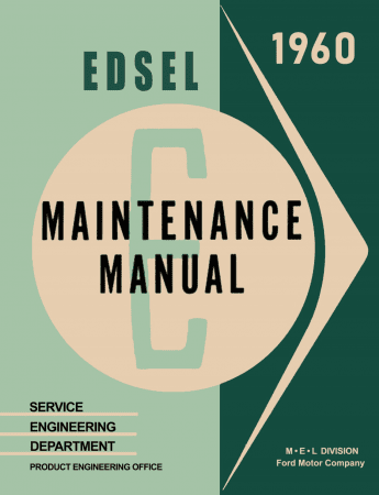 1960 Edsel Shop Manual