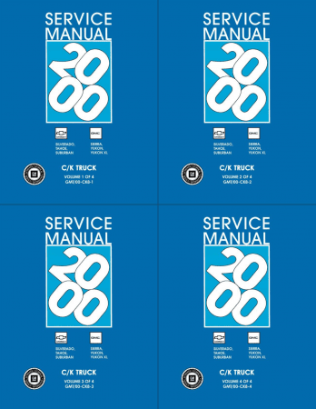 2000 Chevy Silverado / GMC Sierra Truck Service Manual - Tahoe, Yukon, Suburban