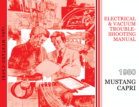 1980 Ford Mustang Capri Electrical Vacuum Troubleshooting Manual