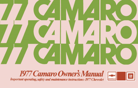 1977 Chevrolet Camaro Owner's Manual