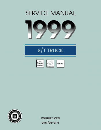 1999 Chevrolet & GMC S/T Truck Service Manual