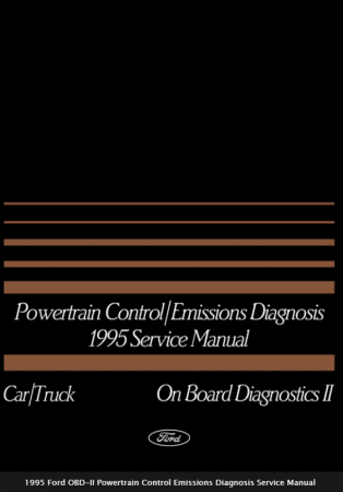1995 Ford Car & Truck Powertrain Control / Emissions Diagnosis Service Manual - OBD-II