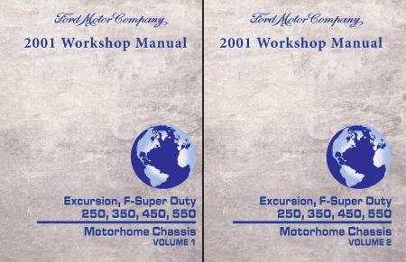 2001 Ford F-Super Duty 250, 350, 450, 550, Motorhome, Excursion Workshop Manual