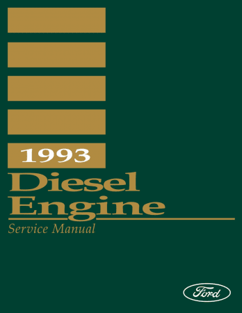 1993 Ford FD-1060 / FD-1460 Diesel Engine Service Manual