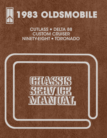 1983 Oldsmobile Service Manual - Cutlass, Delta 88, 98, Toronado