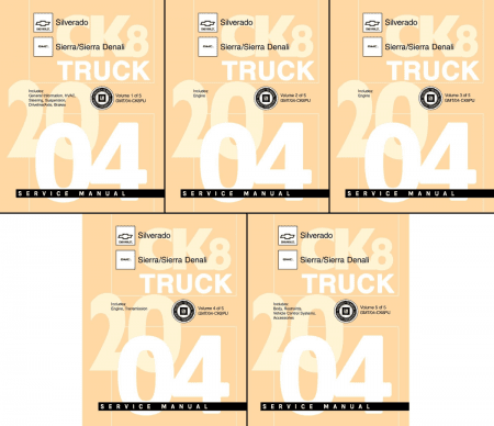 2004 Chevy GMC Silverado, Sierra, Sierra Denali Service Manual