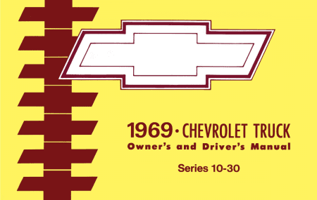 1969 Chevy Truck 10-30 Instruktionsbok