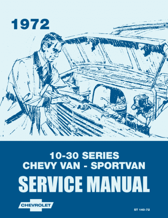 1972 Chevrolet Van Sportvan Service Manual