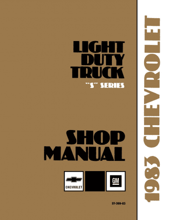 1983 Chevrolet LD Truck (S Series) Shop Manual - Includes 11x26 Wiring Diagrams