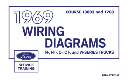1969 Ford N, NT, C, CT-Series & W-Series Truck Wiring Diagrams Manual