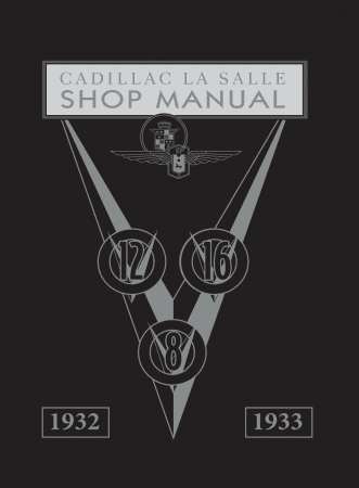 1932-1933 Cadillac LaSalle Servicemanual