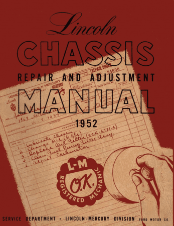 1952 Lincoln Chassis Shop Manual